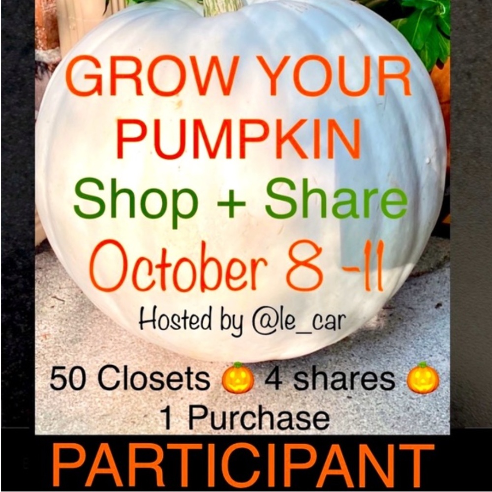 🎃🎃Grow Your Own Pumpkin Shop & Share 🛍🛒